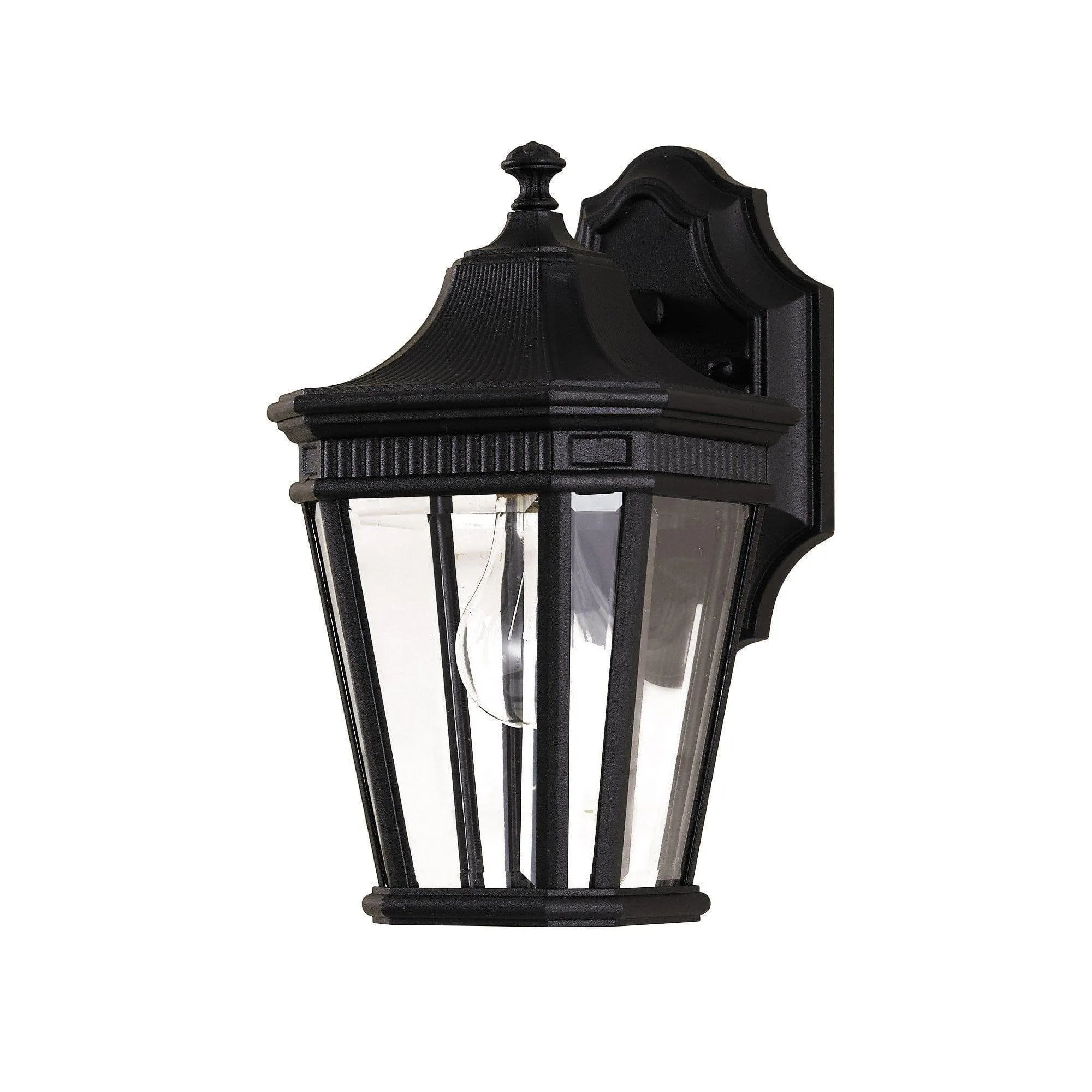 Feiss Cotswold Lane Black Small Outdoor Wall Light