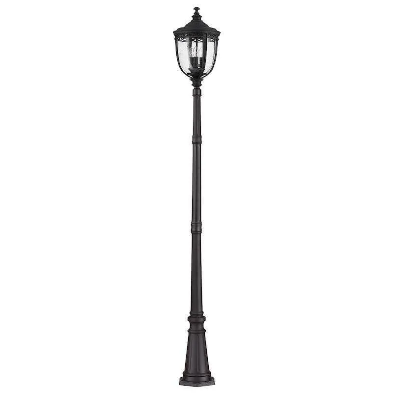 Feiss English Bridle Black Large Outdoor Lamp Post Lantern