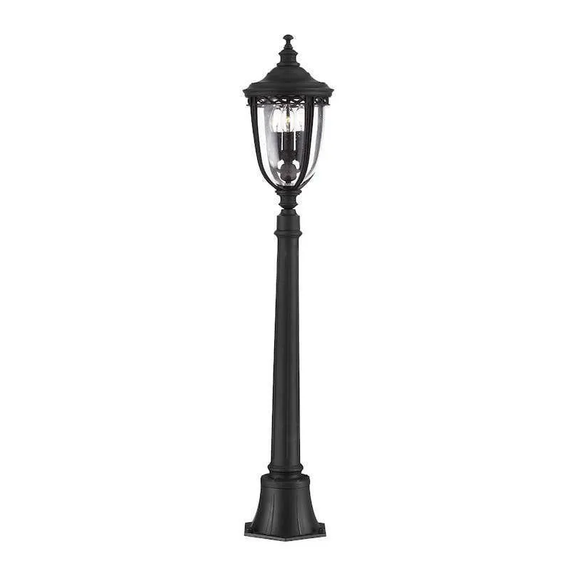 Feiss English Bridle Black Medium Outdoor Bollard Lantern