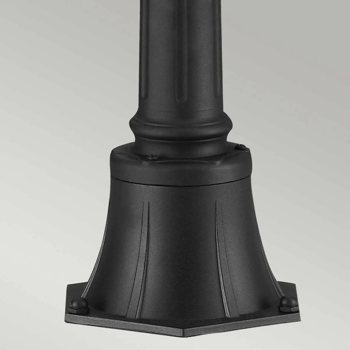 Feiss English Bridle Black Medium Outdoor Bollard Lantern