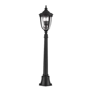 Feiss English Bridle Black Medium Outdoor Bollard Lantern
