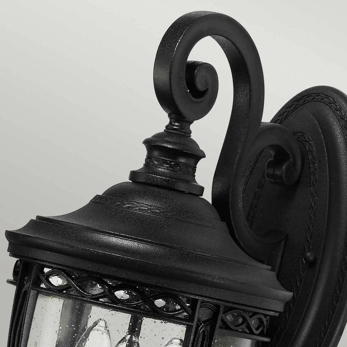 Feiss English Bridle Black Medium Outdoor Wall Light