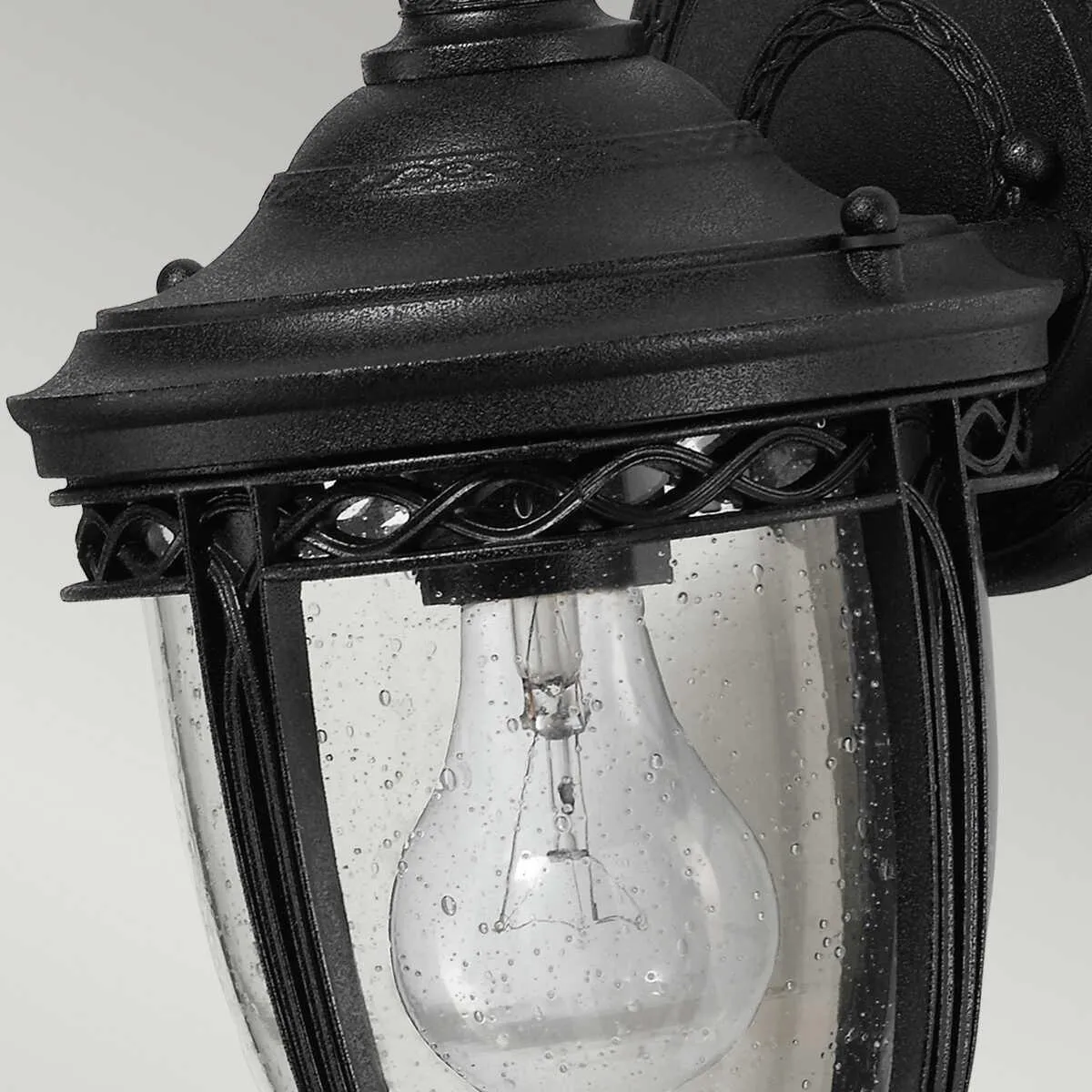 Feiss English Bridle Black Small Outdoor Wall Light
