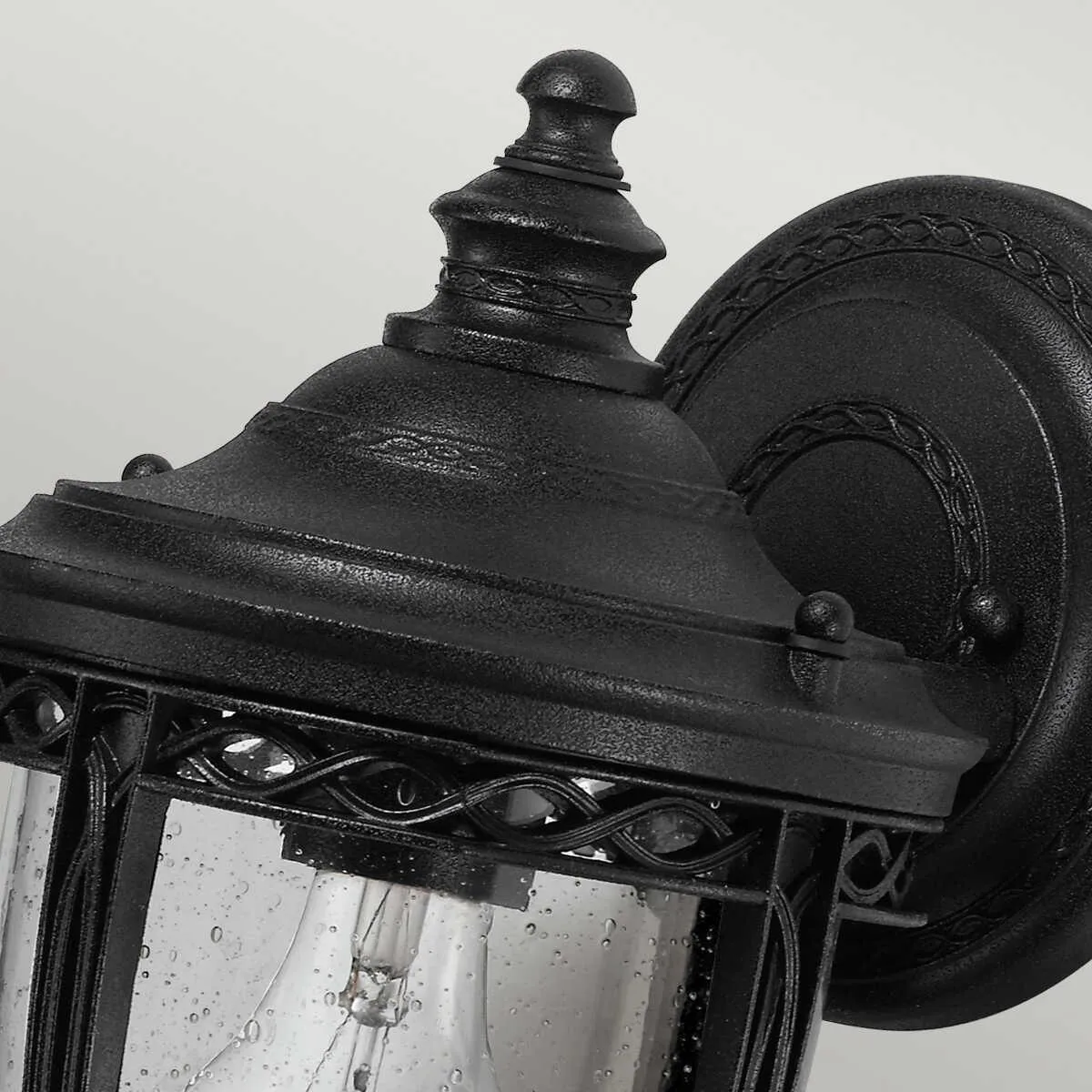 Feiss English Bridle Black Small Outdoor Wall Light