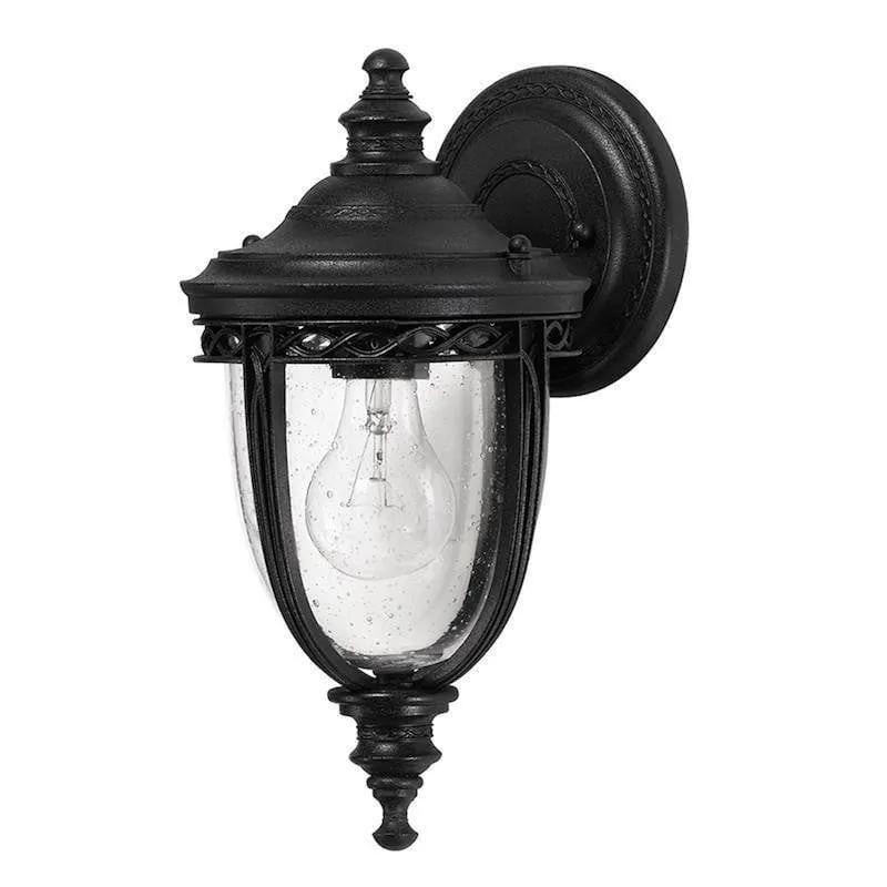 Feiss English Bridle Black Small Outdoor Wall Light