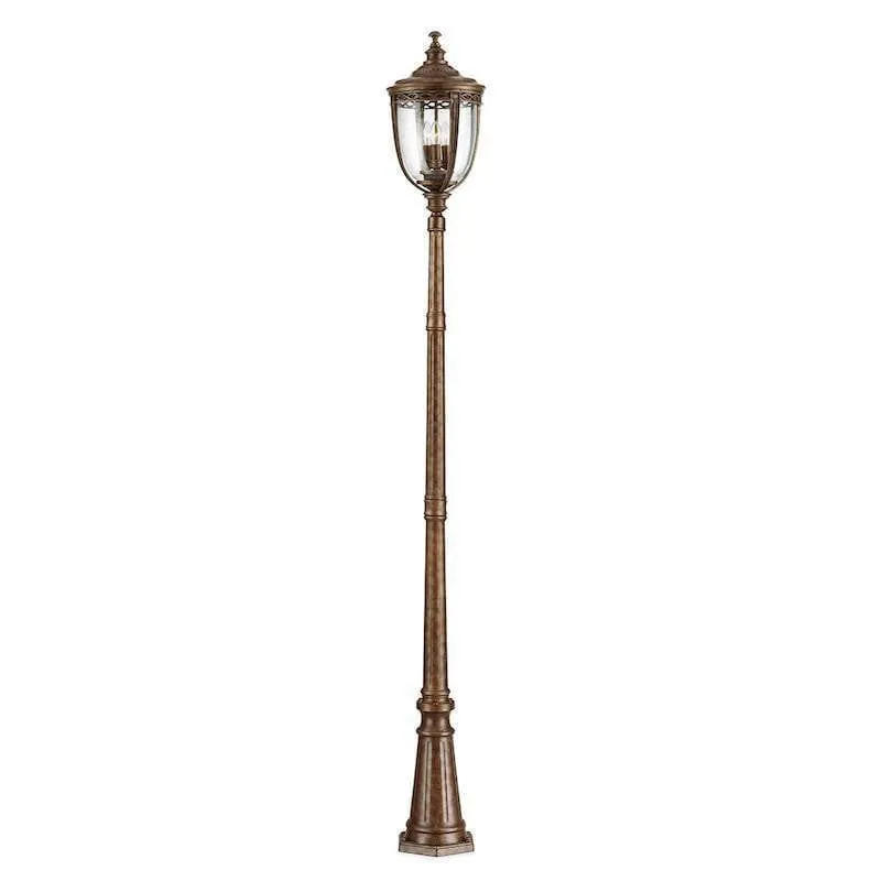 Feiss English Bridle Bronze Large Outdoor Lamp Post