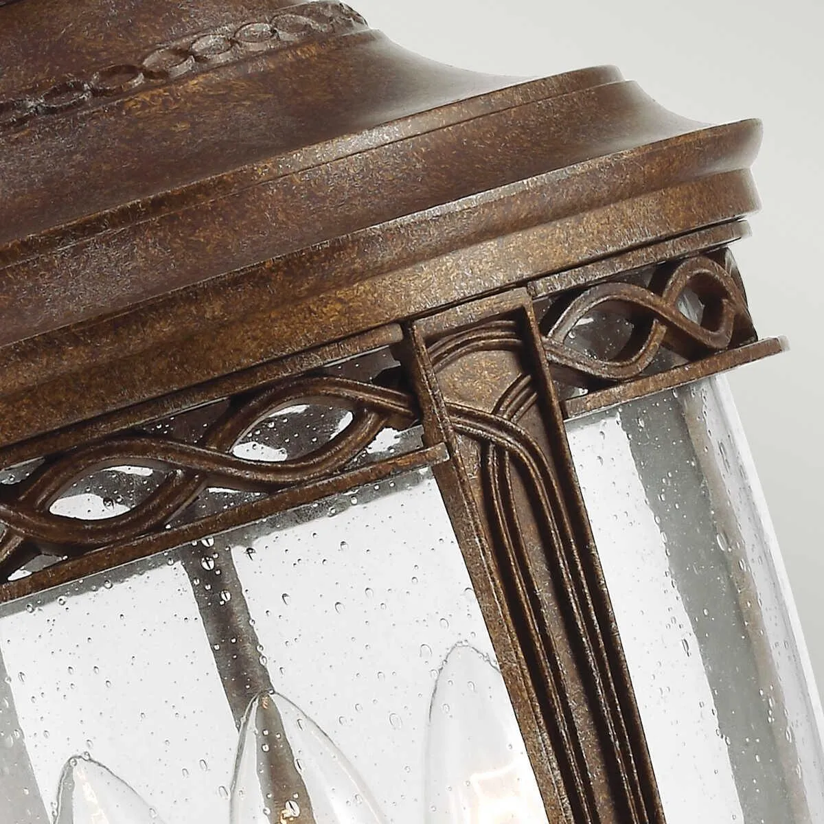 Feiss English Bridle Bronze Large Outdoor Pendant Light
