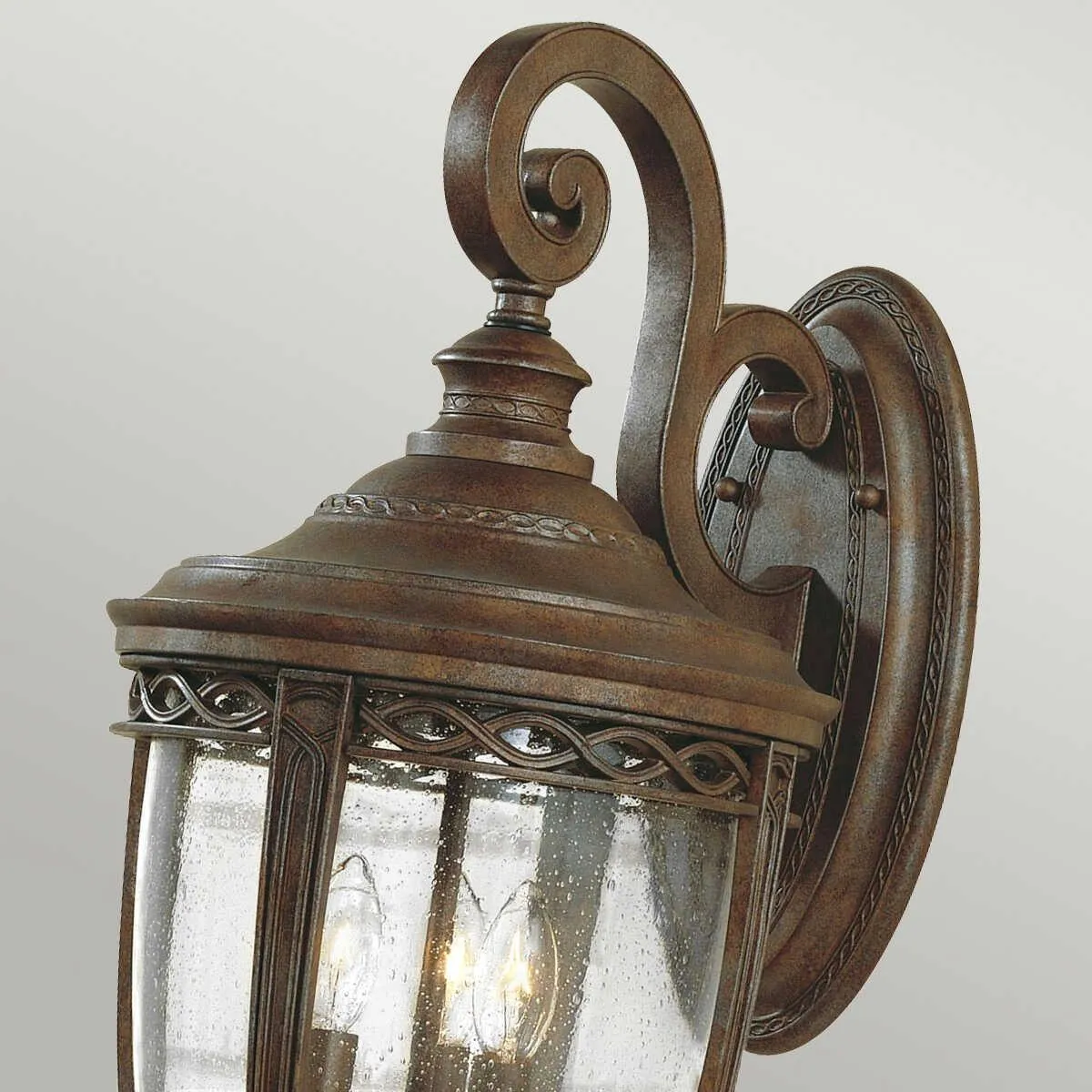 Feiss English Bridle Bronze Large Outdoor Wall Light