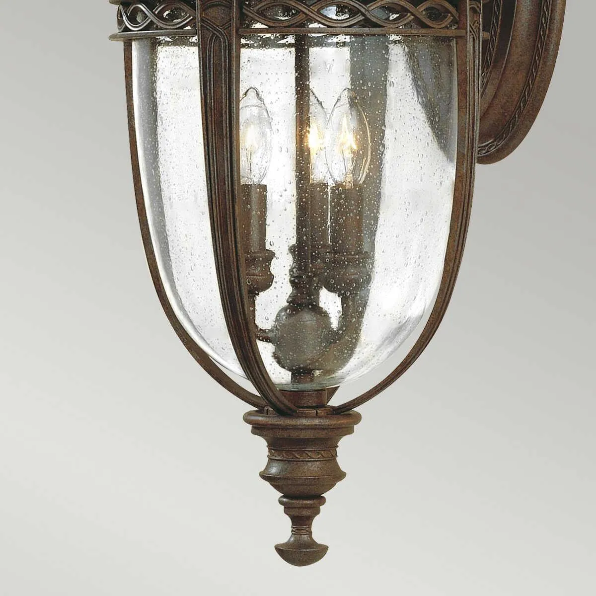 Feiss English Bridle Bronze Large Outdoor Wall Light