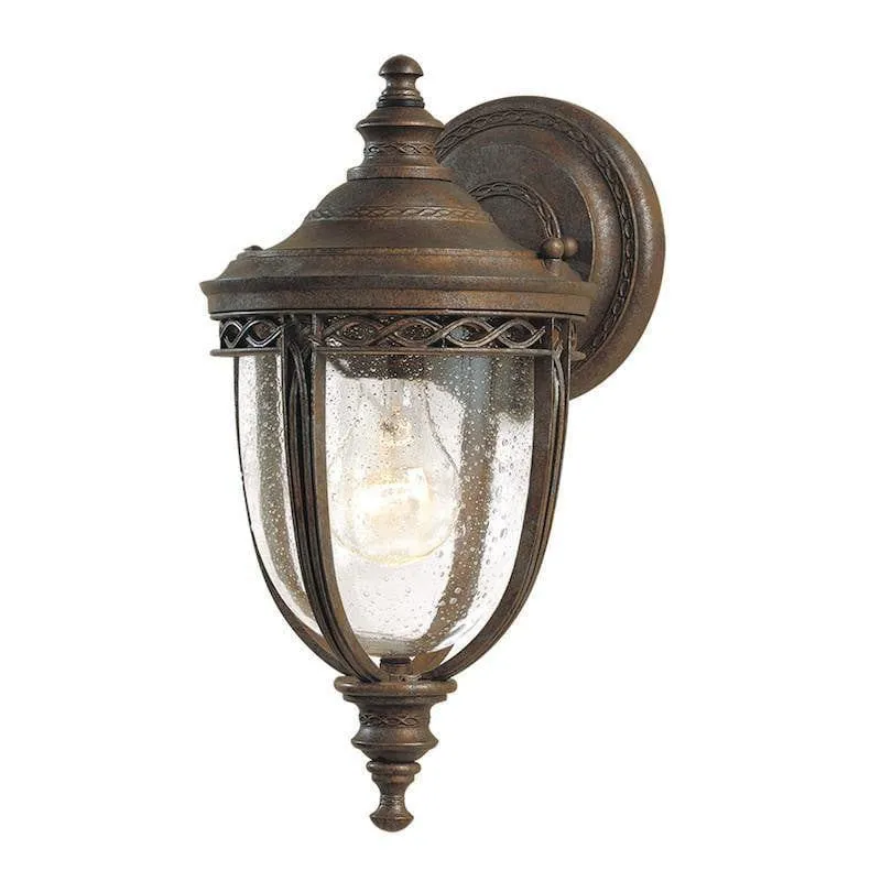 Feiss English Bridle Bronze Small Outdoor Wall Light