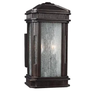 Feiss Federal Bronze 2 Light Outdoor Wall Light