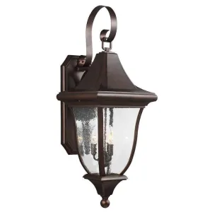 Feiss Oakmont Bronze Large Outdoor Wall Light