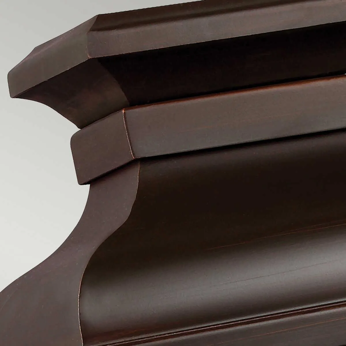 Feiss Pediment Medium Aged Copper Outdoor Wall Light