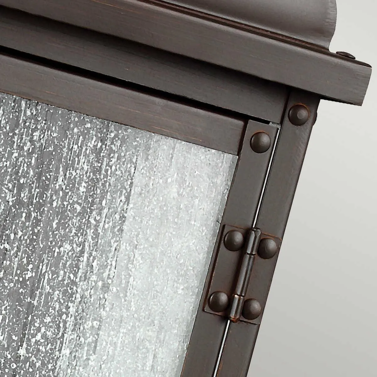 Feiss Pediment Medium Aged Copper Outdoor Wall Light