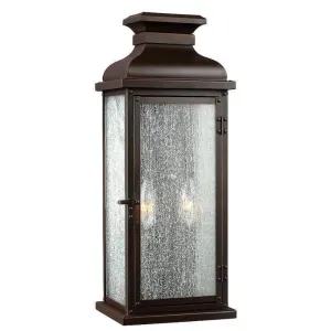 Feiss Pediment Medium Aged Copper Outdoor Wall Light