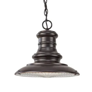 Feiss Redding Station Bronze Outdoor Pendant Light