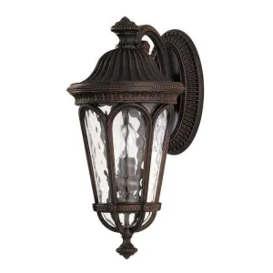 Feiss Regent Court Walnut Medium Outdoor Wall Light