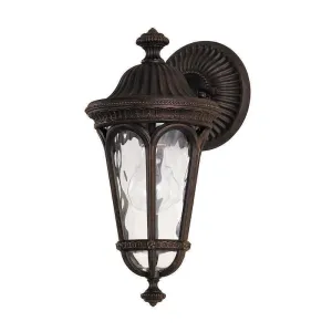Feiss Regent Court Walnut Small Outdoor Wall Light