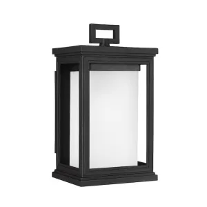 Feiss Roscoe Small Black Outdoor Wall Light