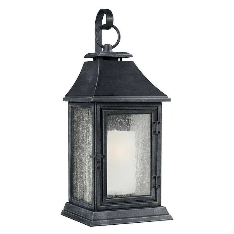 Feiss Shepherd XL Zinc Outdoor Wall Light