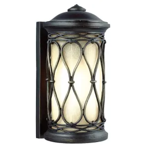 Feiss Wellfleet Outdoor Aged Bronze Wall Light