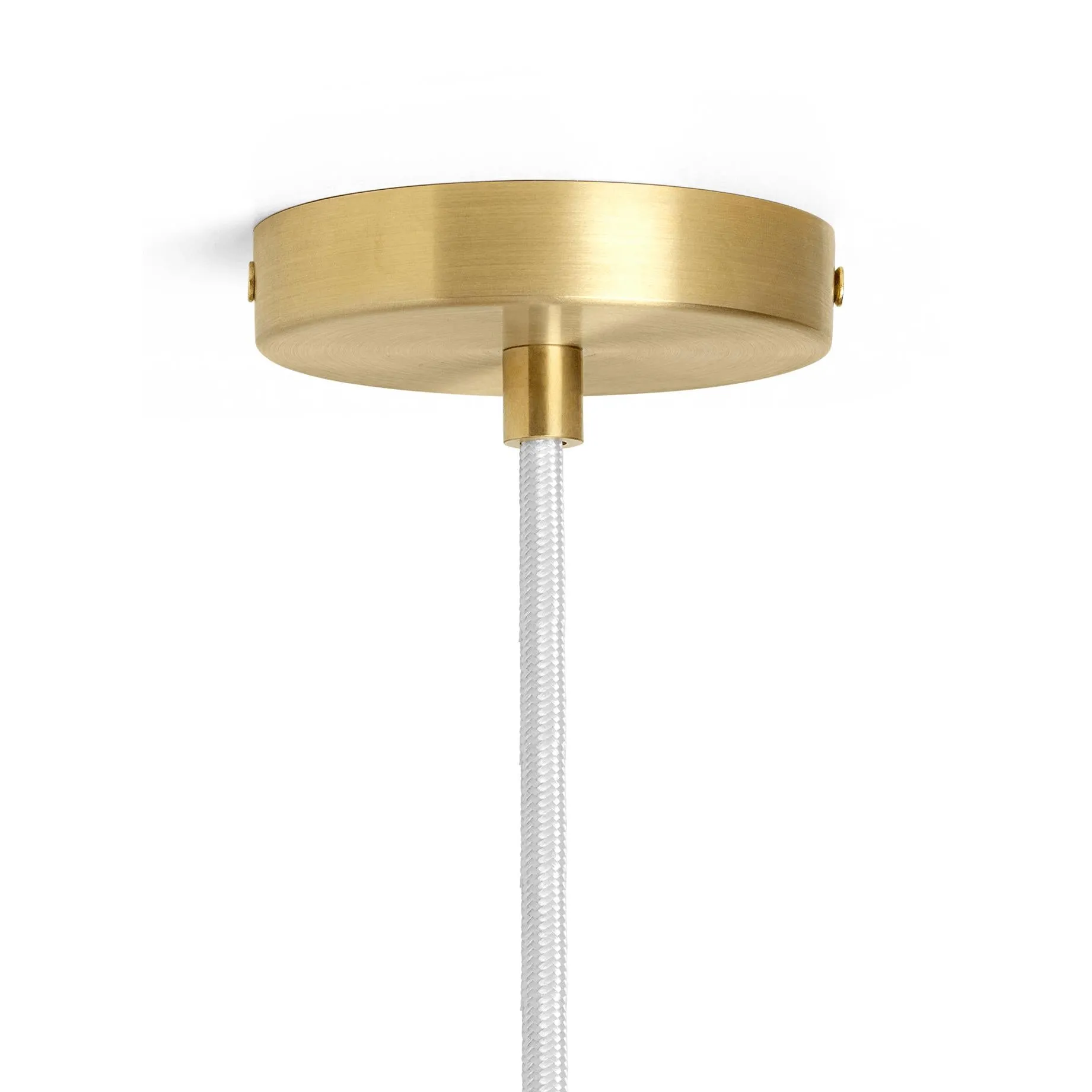 Ferm Living Vuelta Suspension Lamp Brass 100, White