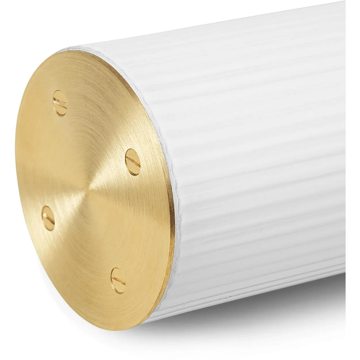 Ferm Living Vuelta Suspension Lamp Brass 100, White