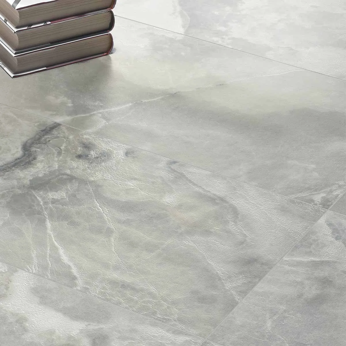 Florentina Marble Grey 3D Honed Porcelain Tile 60x120cm