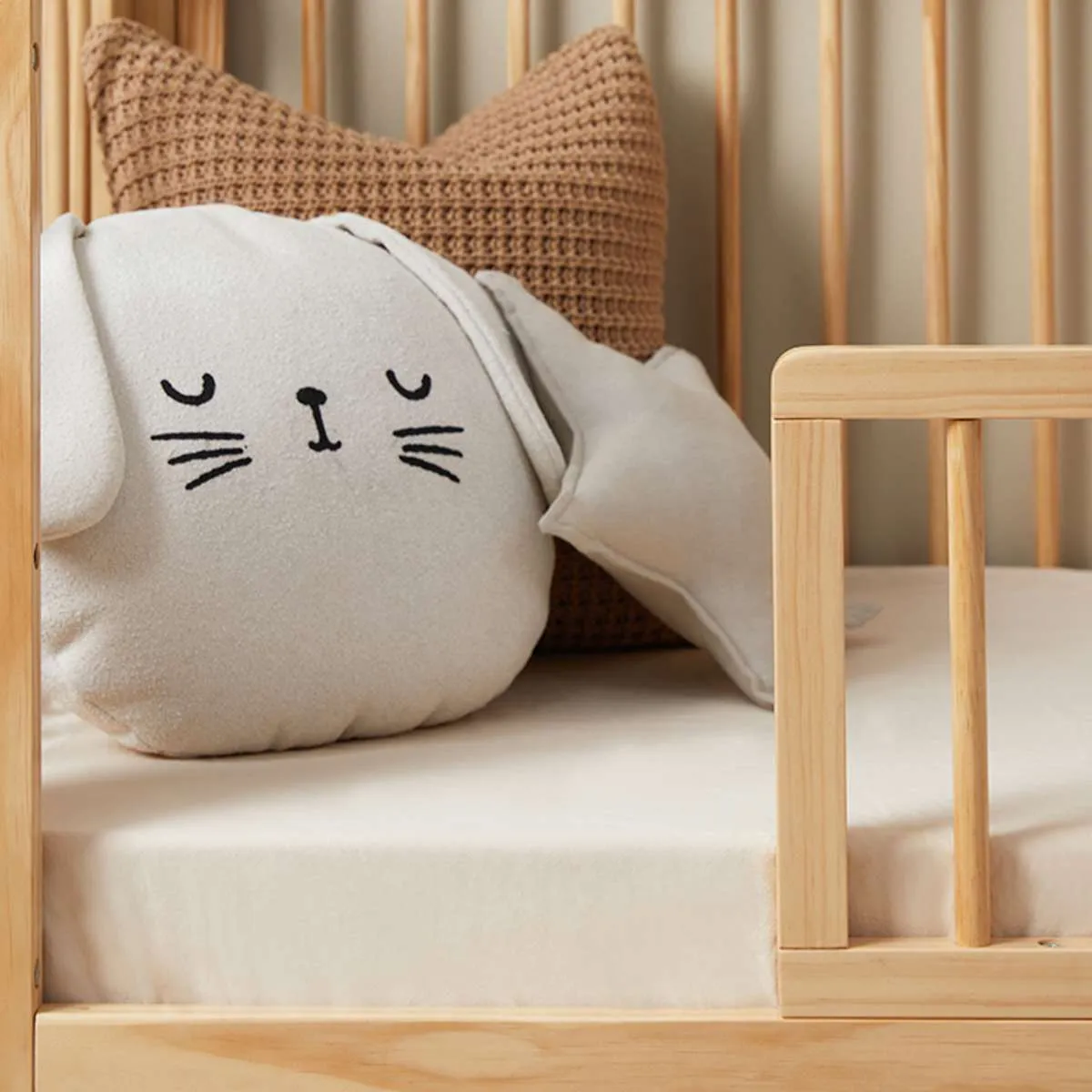 Fraser Coastal Cot Toddler Bed Half Frame - Natural Mocka