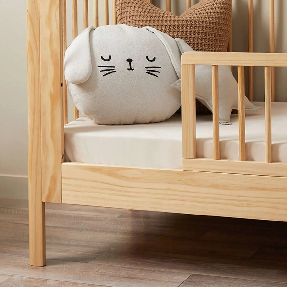 Fraser Coastal Cot Toddler Bed Half Frame - Natural Mocka