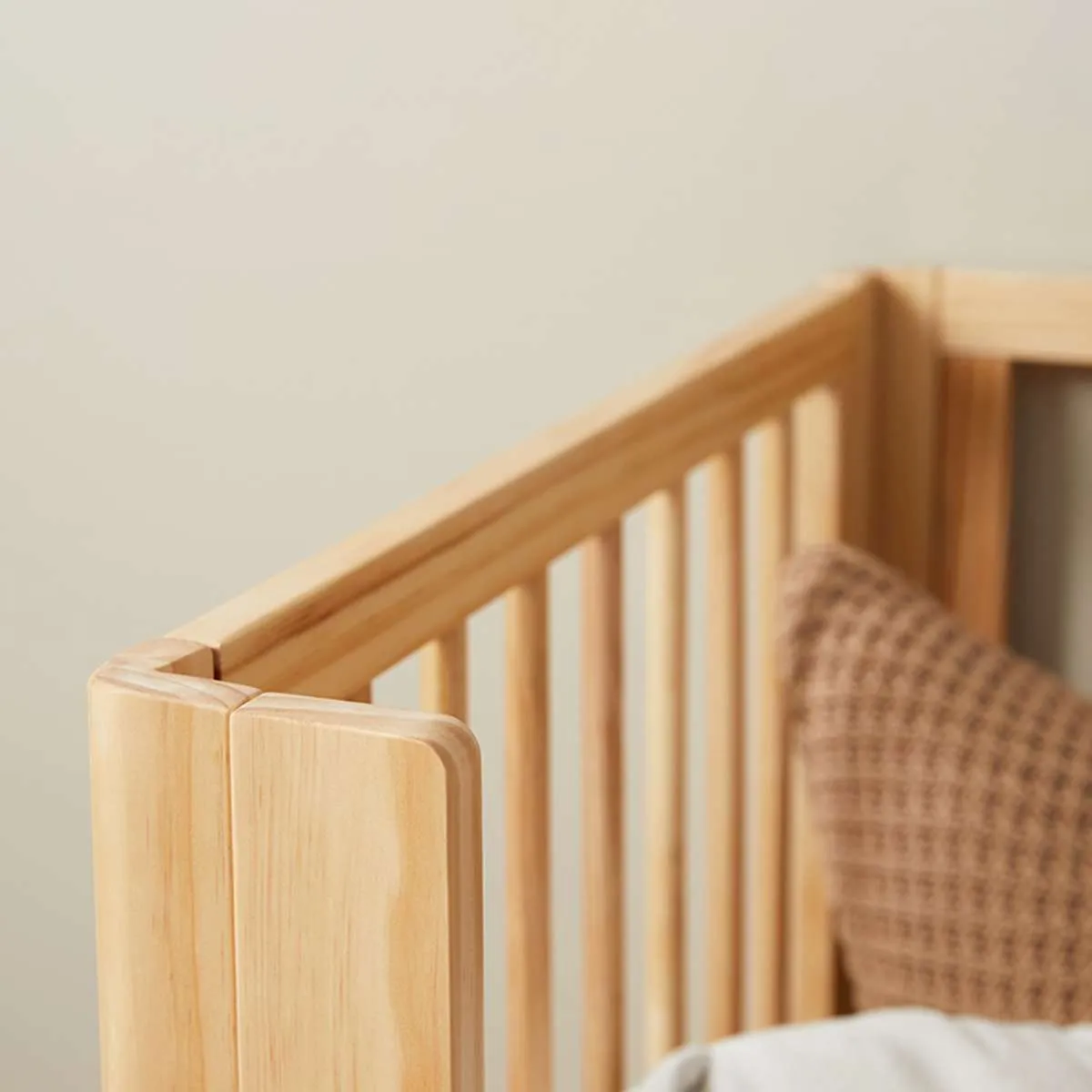 Fraser Coastal Cot Toddler Bed Half Frame - Natural Mocka