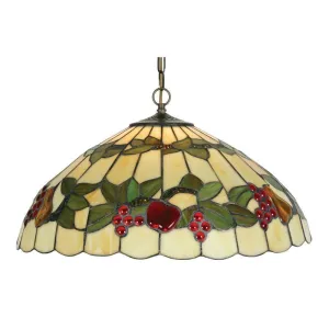 Fruit Large Tiffany Ceiling Light, 1 bulb fitting