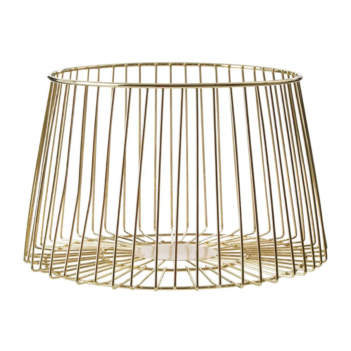 Gold Metal Fruit Basket Funky Chunky