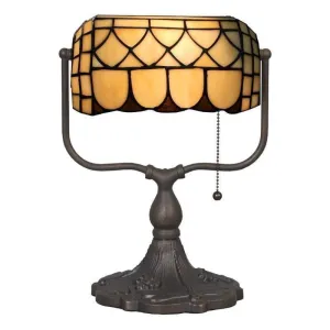 Guildford Tiffany Bankers Lamp - Tiffany Lighting Direct