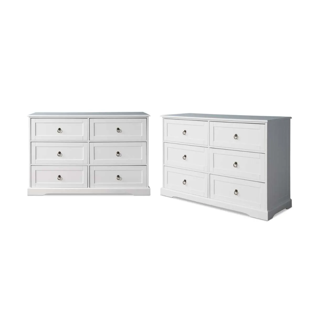 Hamptons Six Drawer - Wide Bundle Mocka