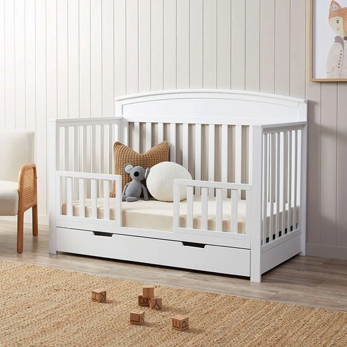 Harbor Classic Cot Toddler Bed Half Frames Mocka