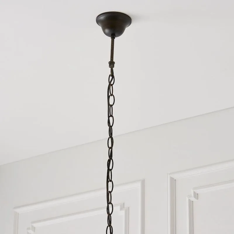 Hector Medium Tiffany Ceiling Light, single bulb fitting