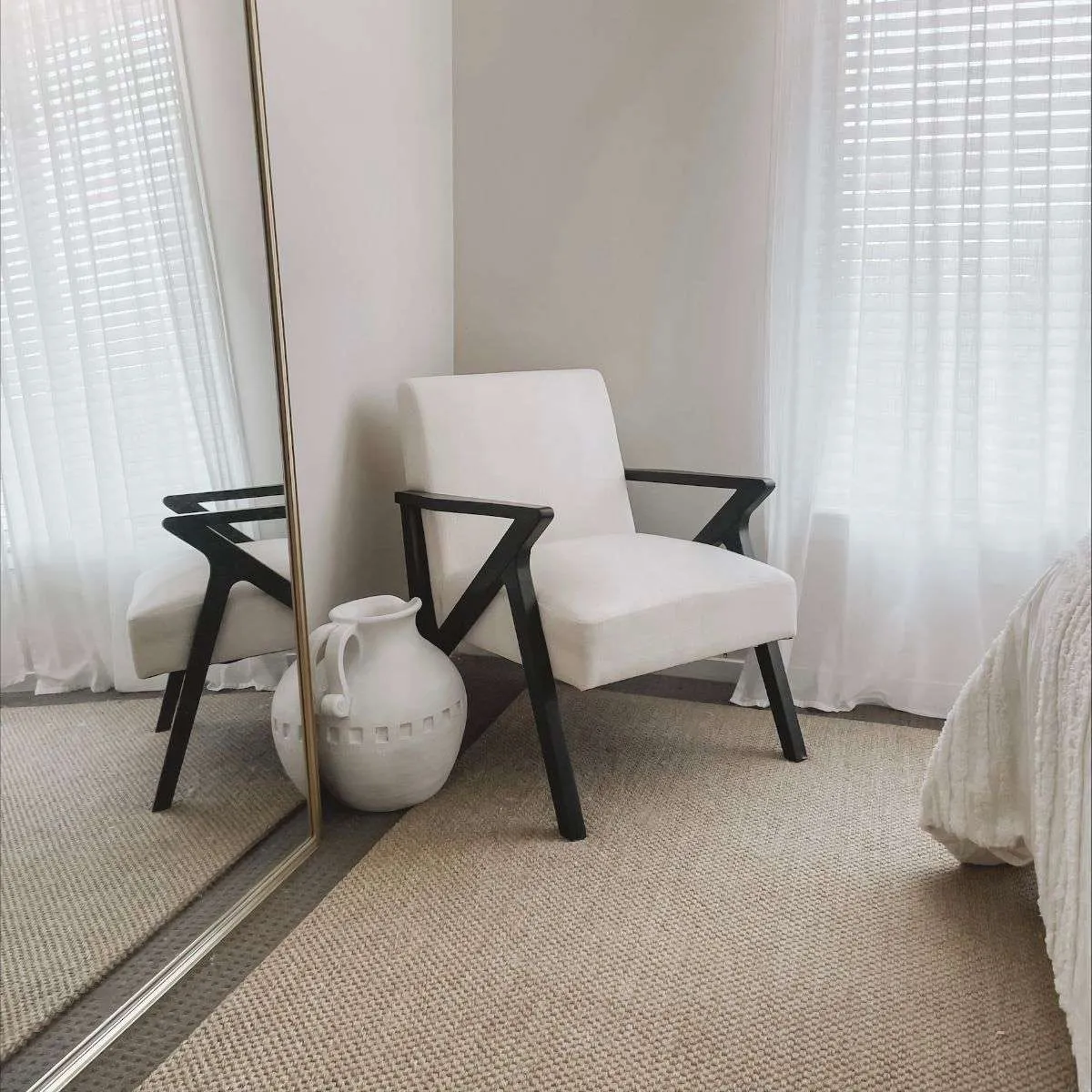 Hector Occasional Chair - Black/Natural Mocka