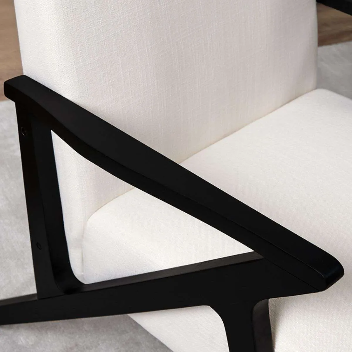 Hector Occasional Chair - Black/Natural Mocka