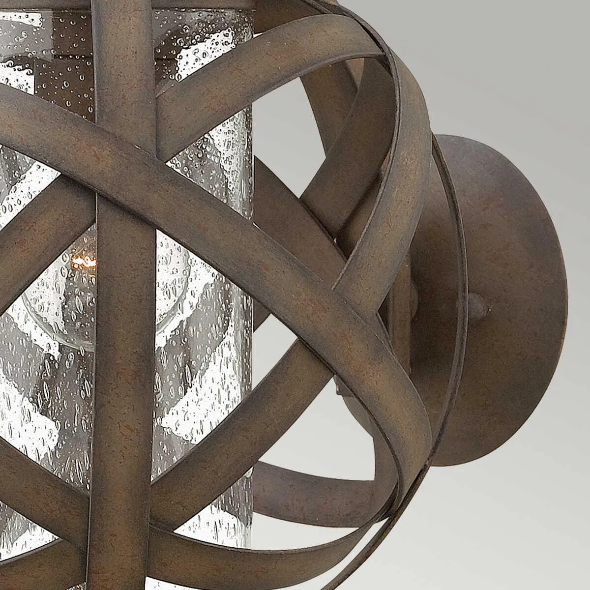 Hinkley Carson Vintage Iron Outdoor Wall Light - IP44