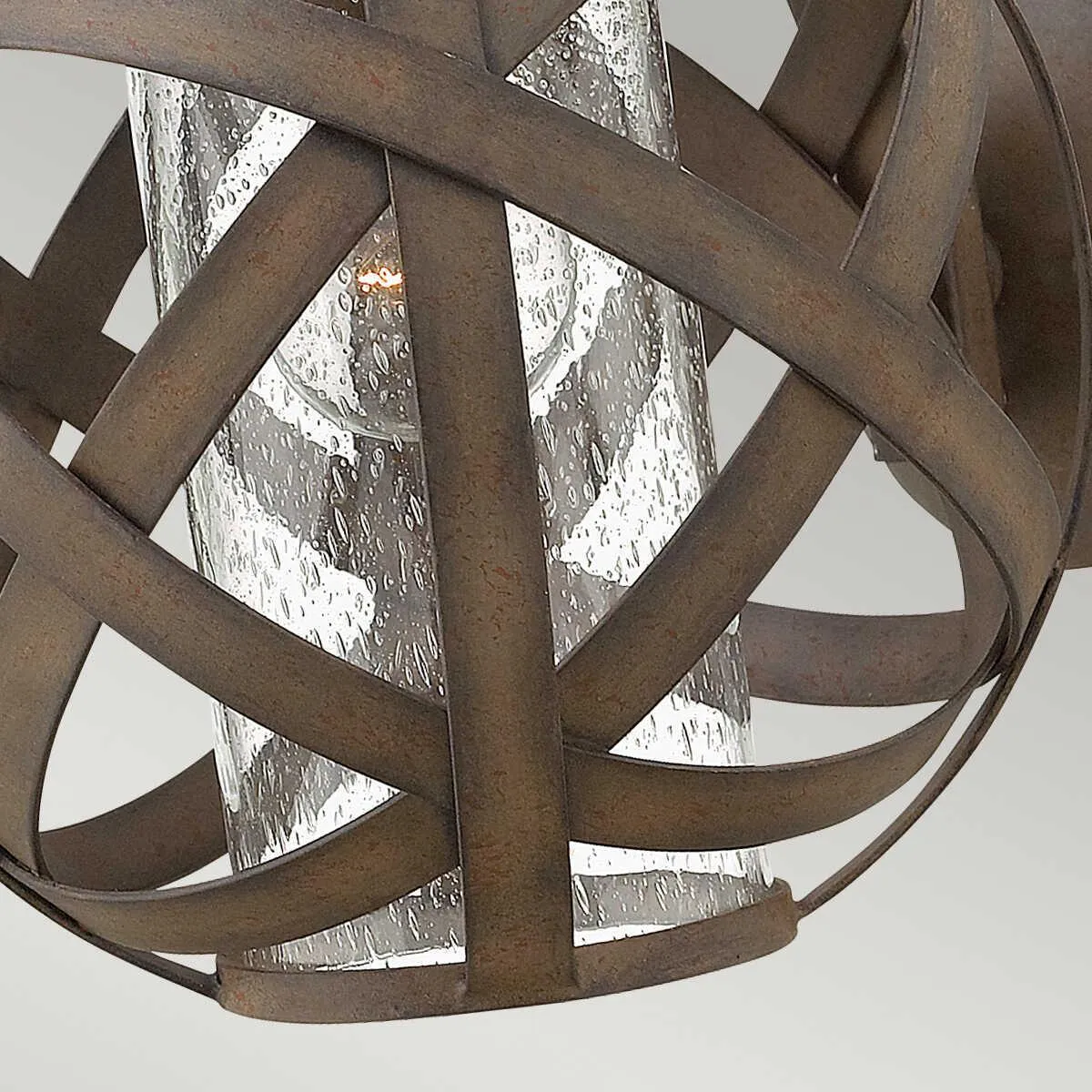 Hinkley Carson Vintage Iron Outdoor Wall Light - IP44