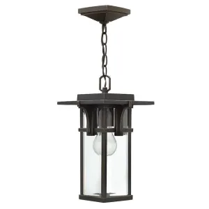 Hinkley Manhattan Oil Rubbed Bronze Outdoor Pendant Light