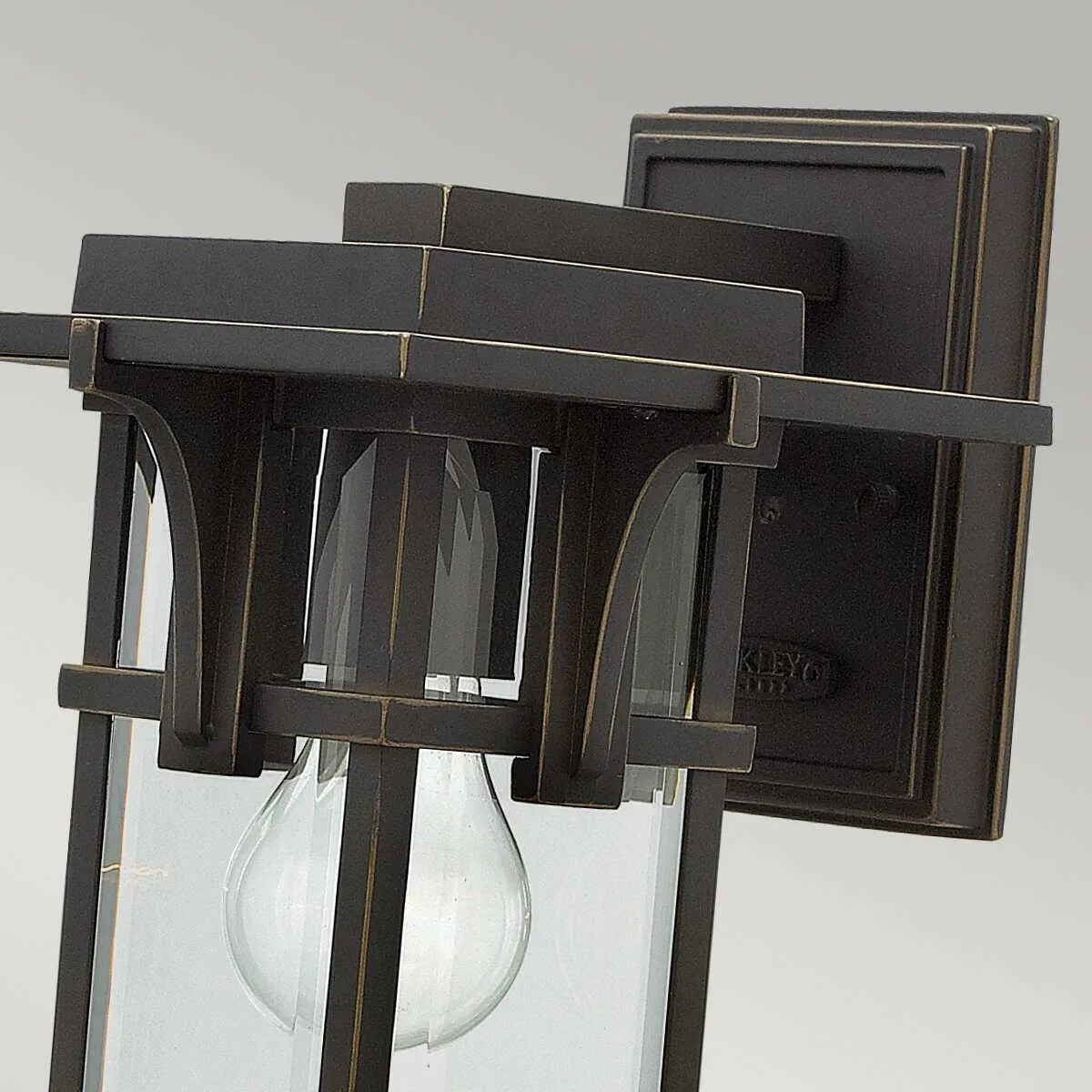 Hinkley Manhattan Oil Rubbed Bronze Small Outdoor Wall Light