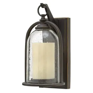 Hinkley Quincy Oil Rubbed Bronze Small Outdoor Wall Light