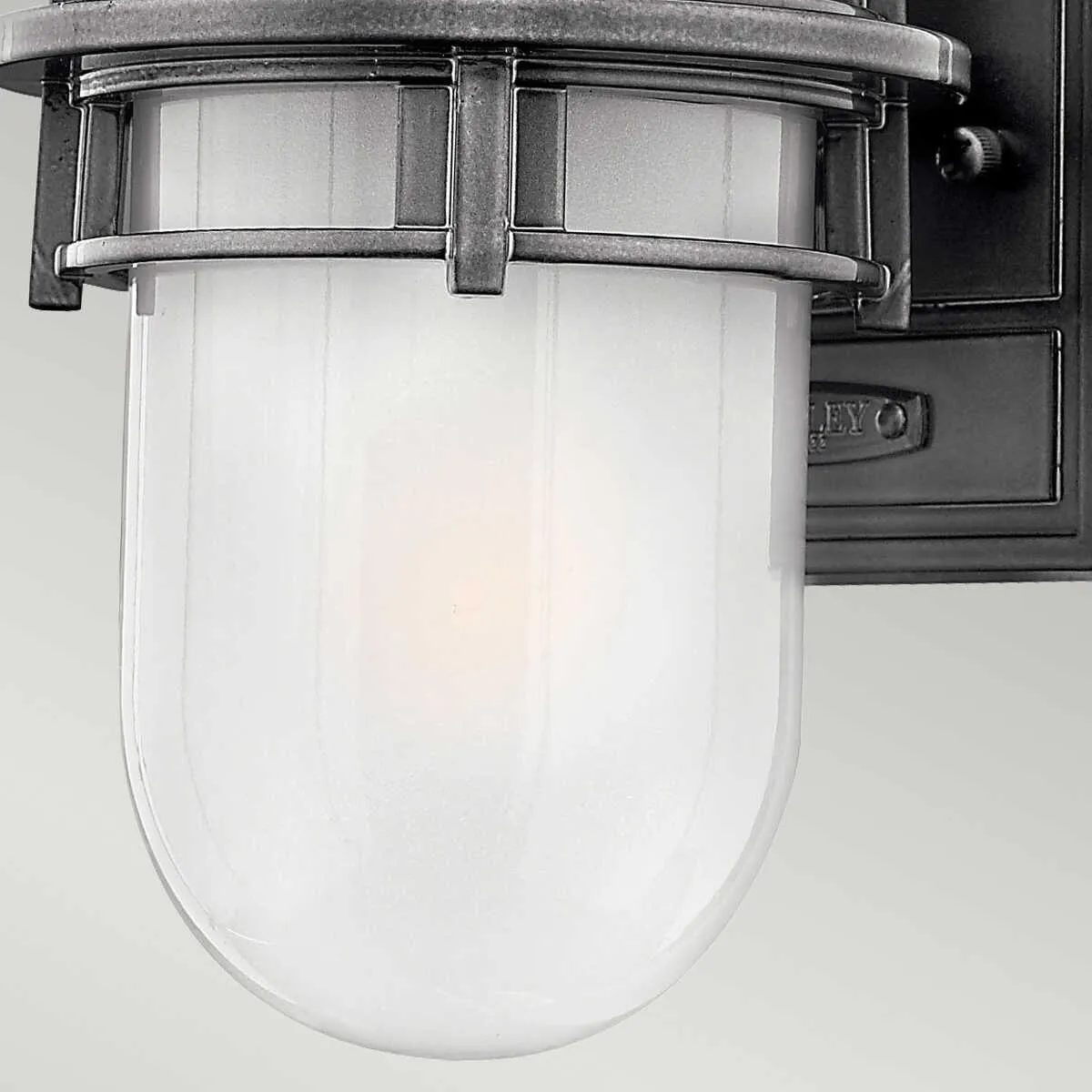 Hinkley Reef Hematite Mini Outdoor Wall Light