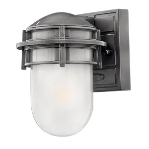 Hinkley Reef Hematite Mini Outdoor Wall Light