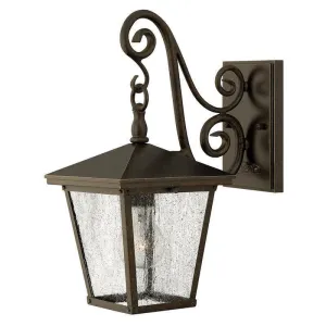 Hinkley Trellis Regency Bronze Small Outdoor Wall Light