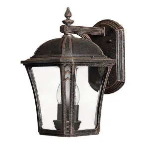 Hinkley Wabash Medium Mocha Outdoor Wall Light
