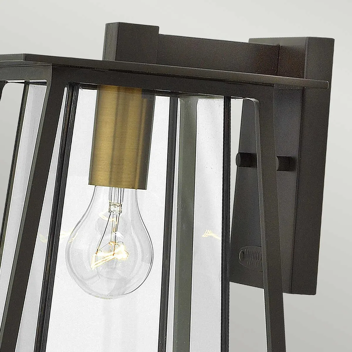Hinkley Walker Medium Black Outdoor Wall Light