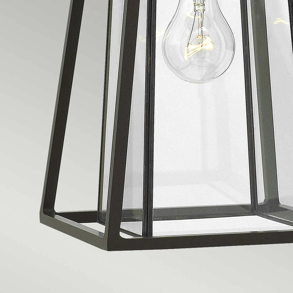 Hinkley Walker Medium Black Outdoor Wall Light